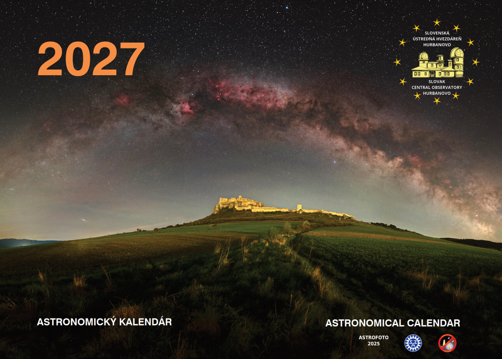 Obálka Astronomického kalendára 2027